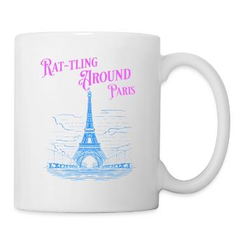 Paris Adventure Eiffel Parisian Rat Mouse Whiskers - Mug - white - Right