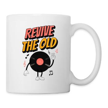 REVIVE THE OLD Vinyl Mascot - Mug - white - Right