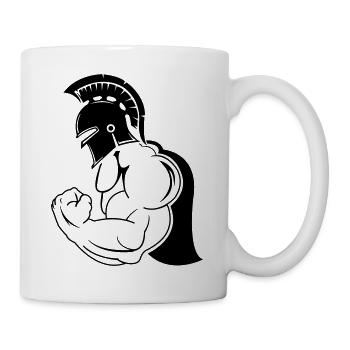 strong spartan - Tasse - Weiß - Rechts