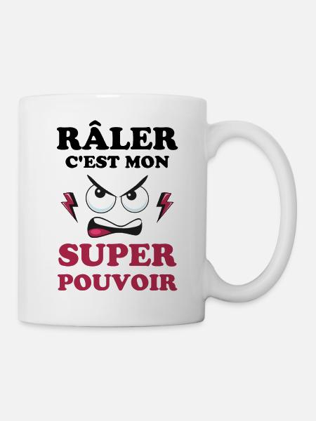 Râler c est mon super pouvoir 2 - Mug blanc - blanc