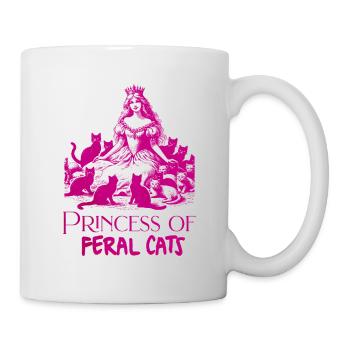 Princess of Feral Cats - Mug - white - Right