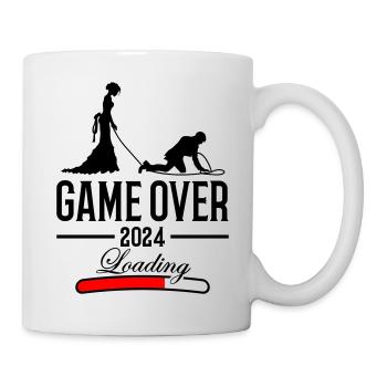 Hochzeit Loading 2024 Game Over - Tasse - Weiß - Rechts