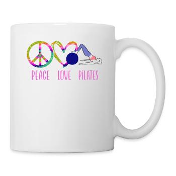 Pilates Instructor Teacher Peace - Tasse - Weiß - Rechts