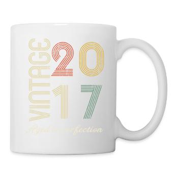 7 Year Anniversary Gift - 2017 - Mug - white - Right
