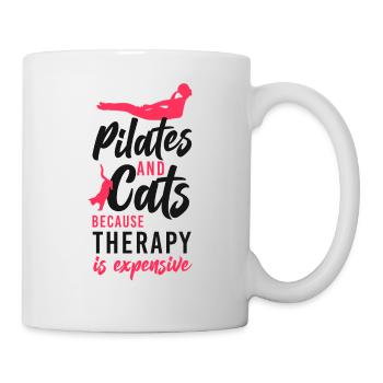 Instructeur de Pilates Enseignant Chat - Mug blanc - blanc - Droite