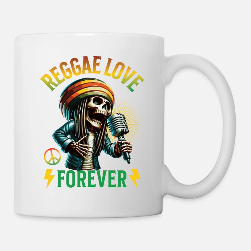 Reggae Love Forever Music - Tasse - Weiß