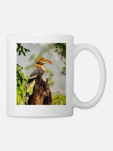 Great hornbill Bird - Mug - white