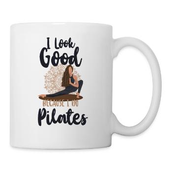 Pilates Instructor Teacher I Look - Tasse - Weiß - Rechts