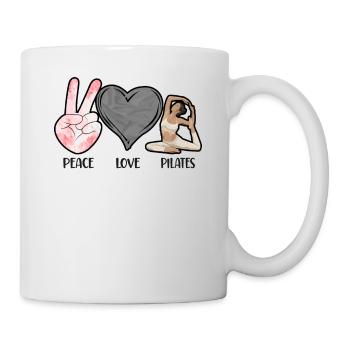 Pilates Instructor Teacher Peace - Tasse - Weiß - Rechts