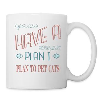 Animaux de compagnie Chat Bday Guenon Fun Persan Happy Cats Mammifère - Mug blanc - blanc - Droite