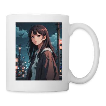 Lofi Girl Urban - Tasse - Weiß - Rechts