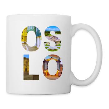 Oslo, Norwegen - Tasse - Weiß - Rechts