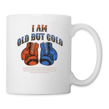I'm Old but Gold Boxing with Boxing Gloves - Mug - white - Right
