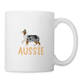 Berger australien aussie - Mug blanc - blanc - Droite