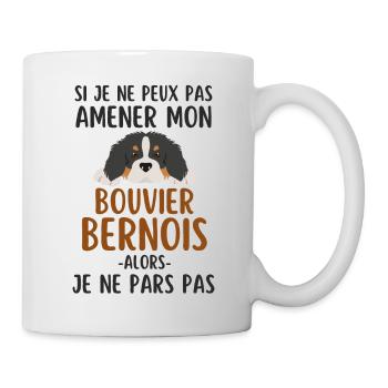Chien de race bouvier bernois - Mug blanc - blanc - Droite