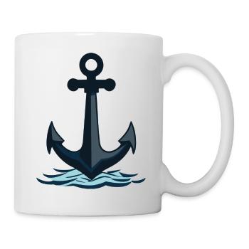 Anker - Tasse - Weiß - Rechts