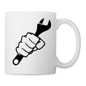 Fist Wrench - Mug - white - Right