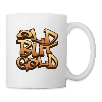 Vieux mais or style graffiti oldschool - Mug blanc - blanc - Droite