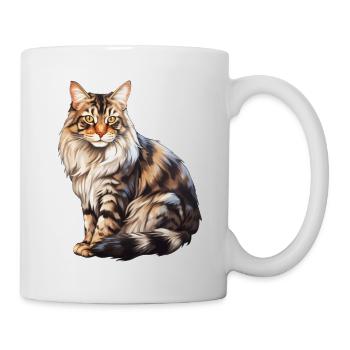 Maine Coon Cat - Mug - white - Right