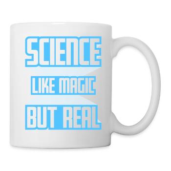 Science Like Magic But Real Scientist Teacher - Mug - white - Right