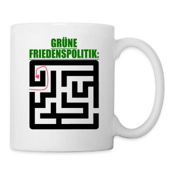 Witze Grüne Die Grünen Habeck Baerbock Partei Öko - Tasse - Weiß - Rechts