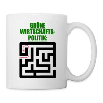 Witze Grüne Die Grünen Habeck Baerbock Partei Öko - Tasse - Weiß - Rechts