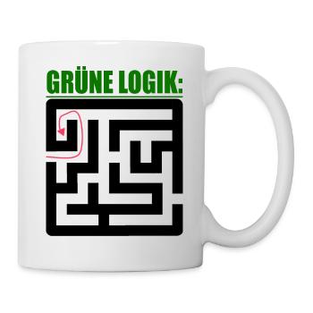 Witze Grüne Die Grünen Habeck Baerbock Partei Öko - Tasse - Weiß - Rechts