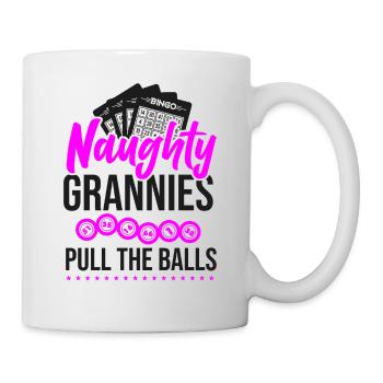 Bingo Player Grandma Naughty - Tasse - Weiß - Rechts