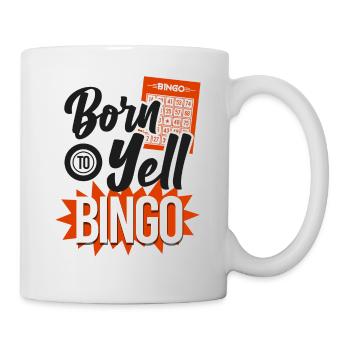 Bingo Player Born To Yell Bingo - Mug - white - Right