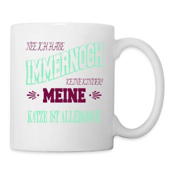 Geek Cool Cat cadeau idée cadeau - Mug blanc - blanc - Droite