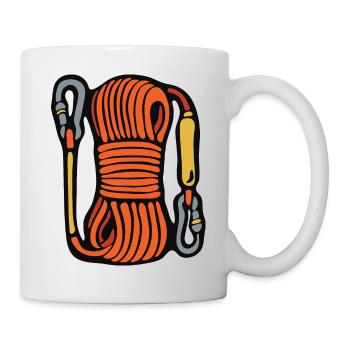 Mountain Climbing Rope - outdoor gear - Mug - white - Right