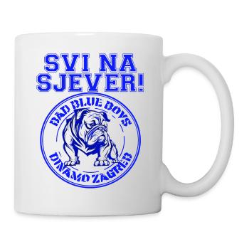 Dinamo Zagreb säubert Kroatien Bad Blue Boys BBB - Tasse - Weiß - Rechts