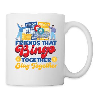 Bingo Player Friends Buddies - Tasse - Weiß - Rechts
