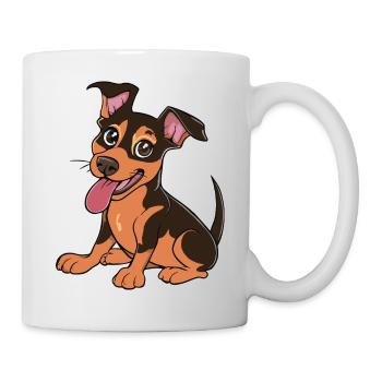 süßer deutscher Pinscher - Sunny - Tasse - Weiß - Rechts
