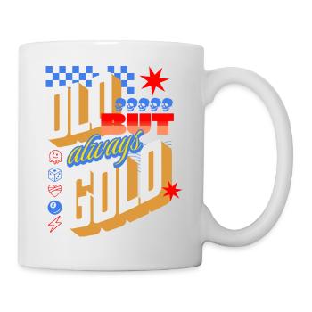 Old but always Gold Retro - Tasse - Weiß - Rechts