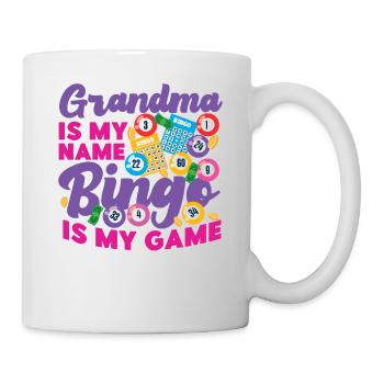 Bingo Player Grandma Grandma Is My - Mug - white - Right