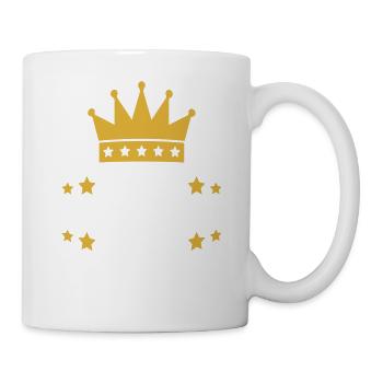 Best Grandma In the World Krone Königin Logo - Tasse - Weiß - Rechts