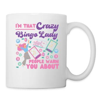 Joueur de bingo Je suis ce fou de bingo - Mug blanc - blanc - Droite