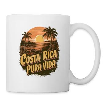Costa Rica Pura Vida - Mug blanc - blanc - Droite
