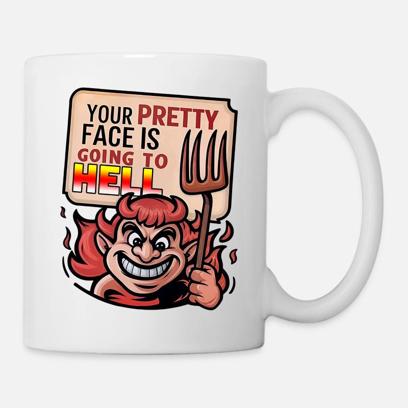 Devilish Charm - Mug - white
