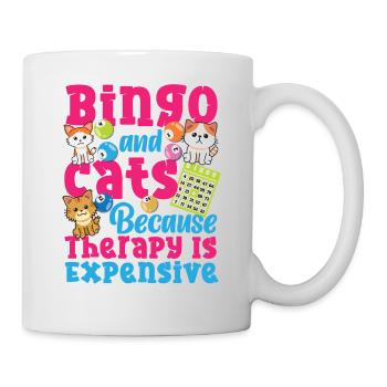 Bingo Player Cat Bingo And Cats - Tasse - Weiß - Rechts