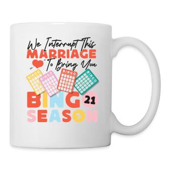 Bingo Player Husband Wife Marriage - Tasse - Weiß - Rechts