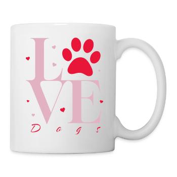 Dog Love @ Markus - Mug - white - Right