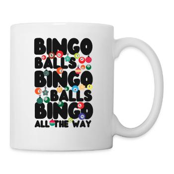Boules de bingo de Noël Bingo Player - Mug blanc - blanc - Droite