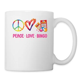 Bingo Player Tie Dye Peace Love - Mug - white - Right