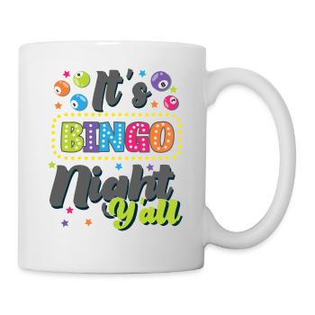 Bingo Player C’est la soirée bingo - Mug blanc - blanc - Droite