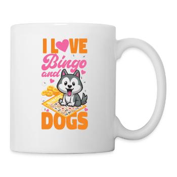 Bingo Player Dog I Love Bingo And - Mug - white - Right