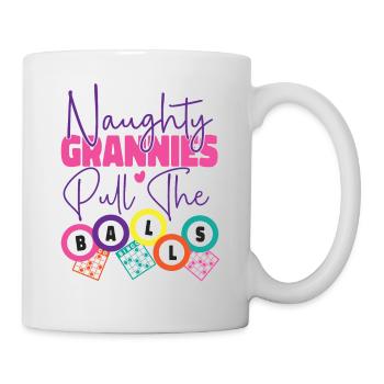 Bingo Player Grandma Naughty - Tasse - Weiß - Rechts