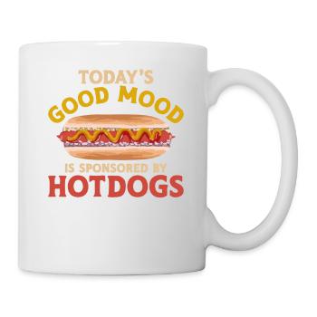 Hot Dog Adult Today's Good Mood Is - Mug - white - Right