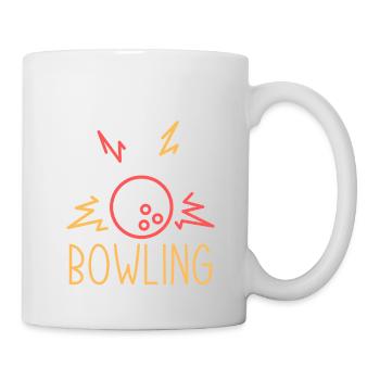 Bowling - Mug blanc - blanc - Droite